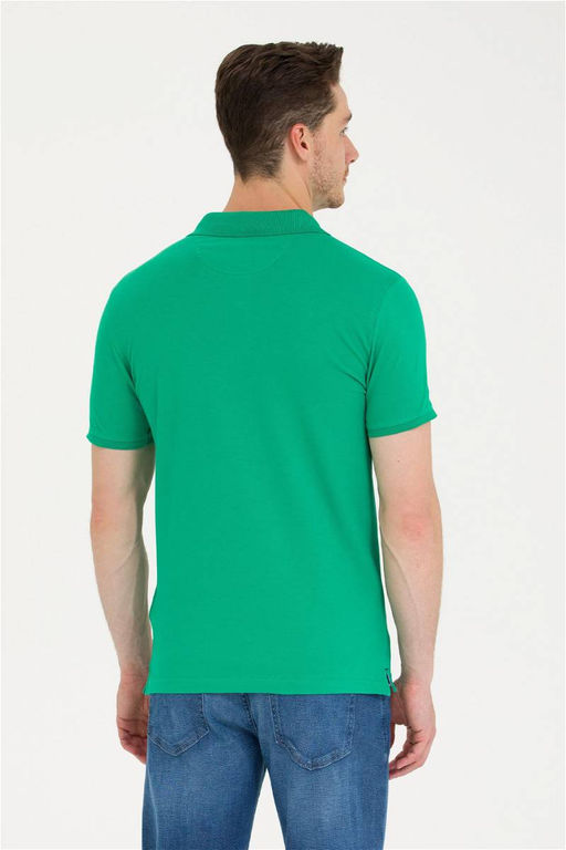 Мужская зеленая базовая футболка - U.s. polo assn фото 12