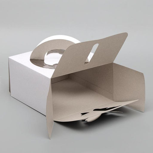 Цена за 5 шт. Кондитерская упаковка без печати, короб, 1 кг, 21 х 21 х 12 см - Simaland фото 2