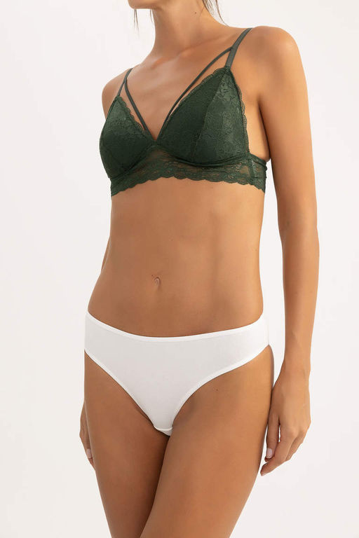 Трусики-комбинации из трех предметов с кружевными деталями Fall in Love - Defacto фото 8