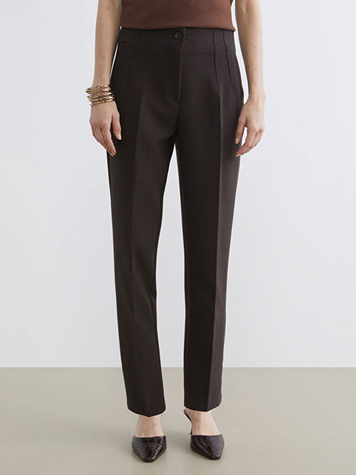 Y?ksek Bel Cigarette Kad?n Pantolon