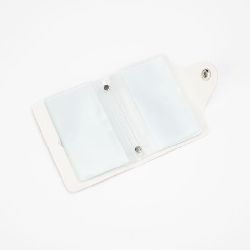 Визитница на кнопке, 20 карт, цвет белый - Simaland фото 4