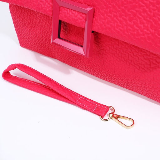 Сумка-клатч на магните, цвет розовый - Simaland фото 7