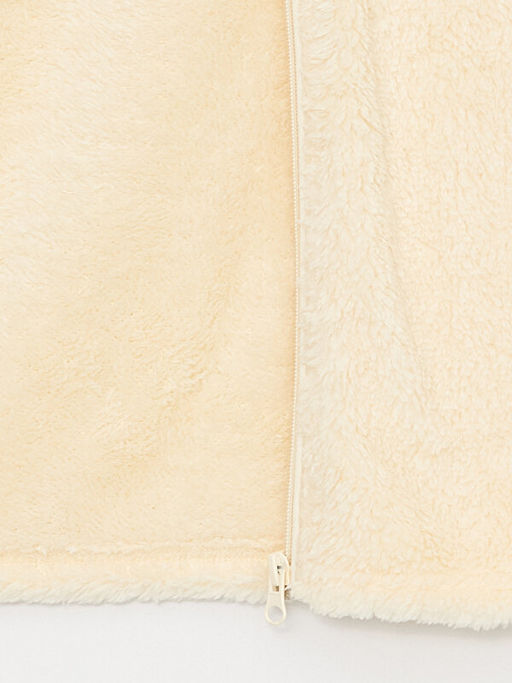 Dik Yaka Pel?? K?z ?ocuk Fermuarl? Yelek - Waikiki фото 3