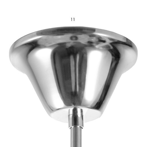 Люстра «Харми» 5xE27 40 Вт серебро 58×58×41 см BayerLux
