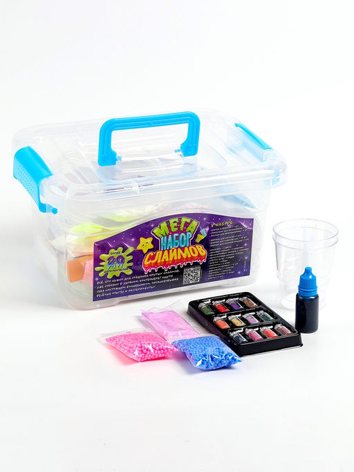 Слайм своими руками Мега набор. Сделай слайм, 50+ предметов - Школа талантов фото 7