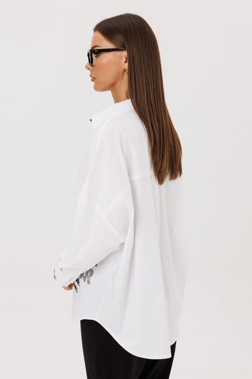 Рубашка Lars Style 1124 белый/молочный