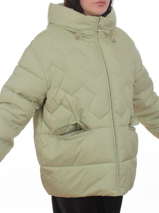 2309 LT. GREEN Куртка зимняя женская (200 гр. холлофайбер) - Fashion фото 2