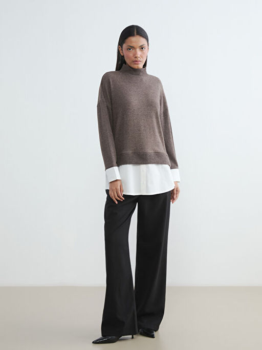 Soft Touch Oversize Kad?n Sweatshirt Tunik