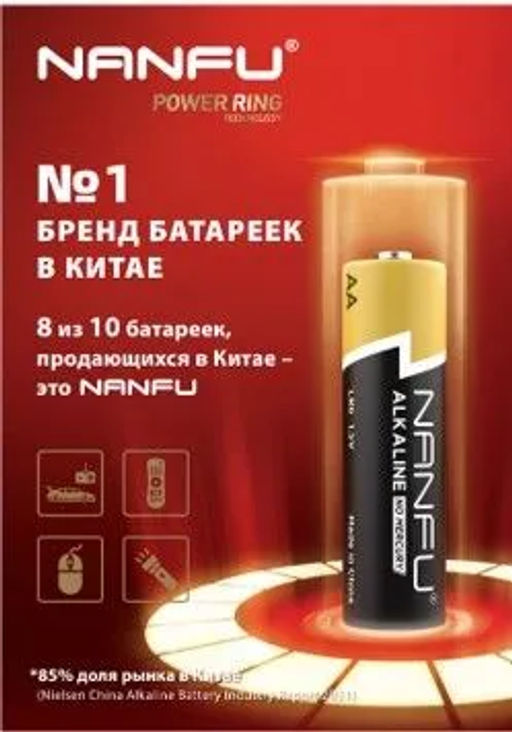 Батарейка Nanfu AAA (10шт.)