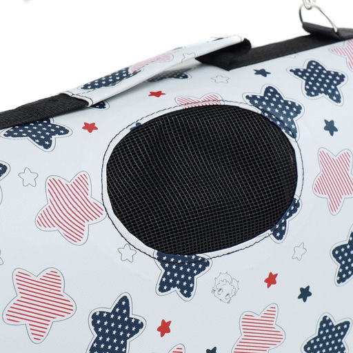 Сумка-переноска каркасная Звёзды, размер M, 40 х 21 х 27 см - Пижон фото 3