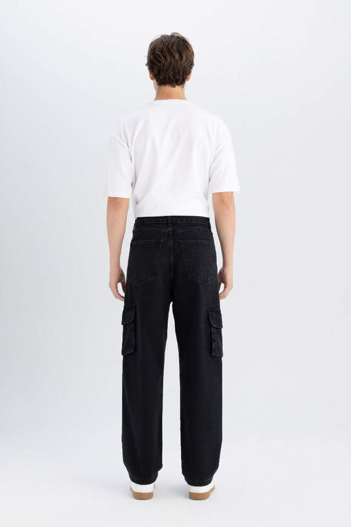 Широкие джинсовые брюки Baggy Fit - Defacto фото 6