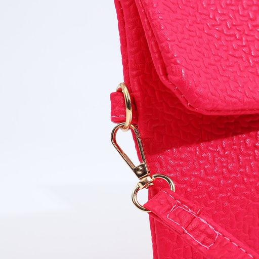 Сумка-клатч на магните, цвет розовый - Simaland фото 6