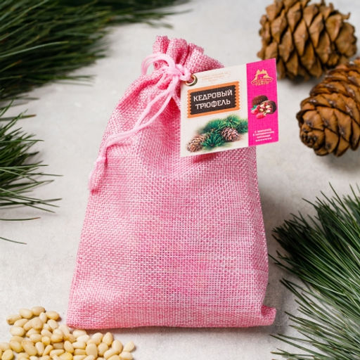 Кедровый трюфель в натуральном шоколаде с малиной 150г