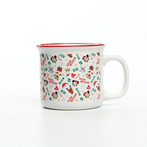 Кружка керамическая новогодняя Merry Christmas, Микки Маус и друзья, 250 мл