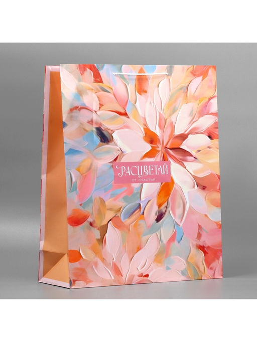 Пакет подарочный ламинированный, упаковка, Палитра цвета, 40?49?15 см