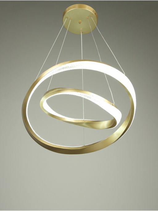 Люстра Ella 116 Вт LED 3000-6000К медь Ø40+60×150 см