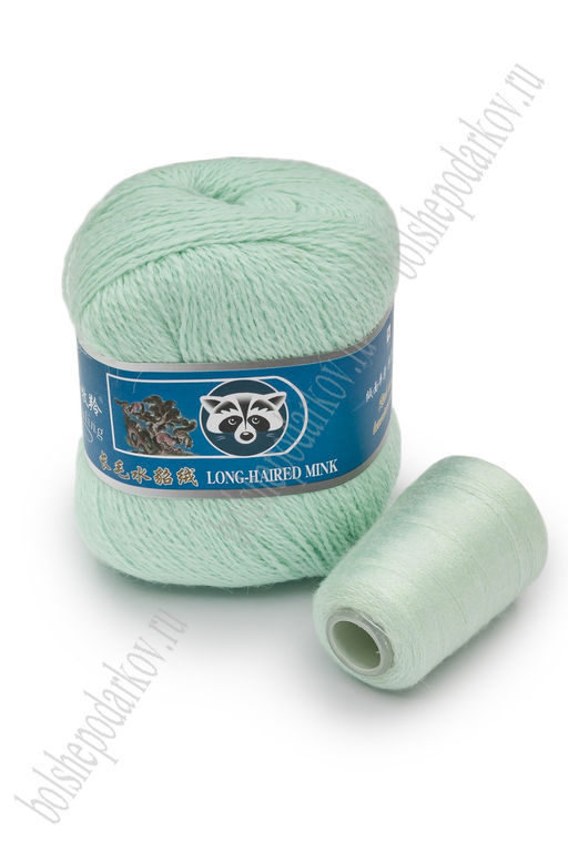 Пряжа "Пух норки" 50 гр (5 шт) SF-7846, мятный №38