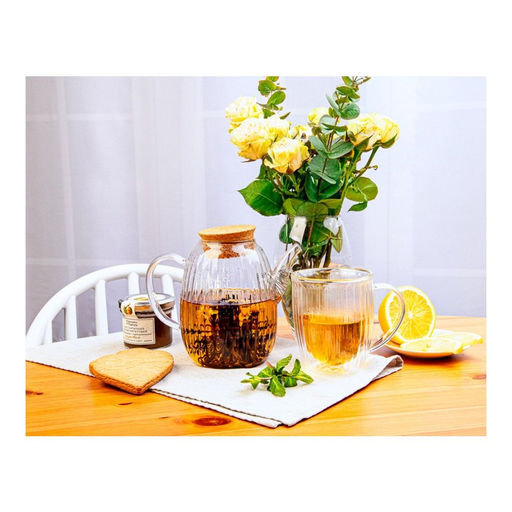 Кружка стеклянная Walmer Riverside с двойными стенками, 0.3 л, цвет прозрачный  фото 3