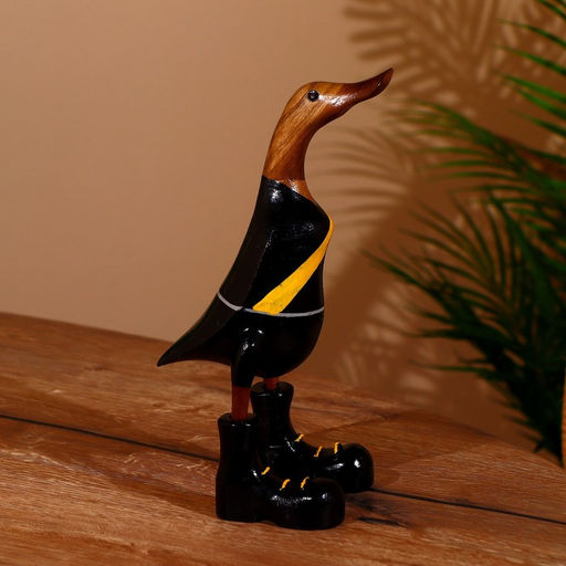 Сувенир «Утка в чёрном», 27 см, дерево