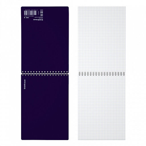 Цена за 2 шт. Блокнот с пластиковой обложкой на спирали ErichKrause Reef, А5, 80 листов, клетка_MIX-PACK  фото 4