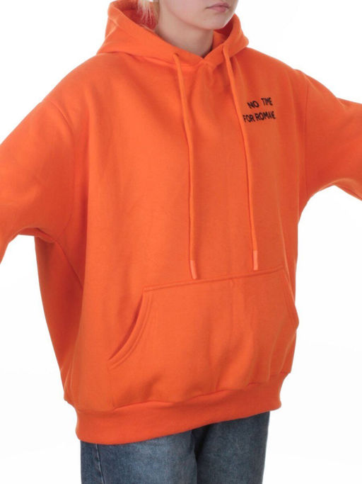 2620 ORANGE Худи женское (95% хлопок, 5% спандекс)