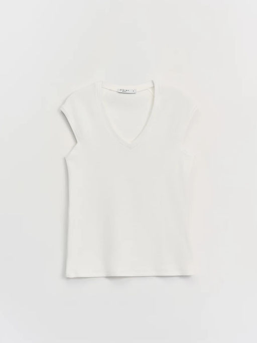 Футболка из хлопка с рукавом реглан / Zarina  фото 7