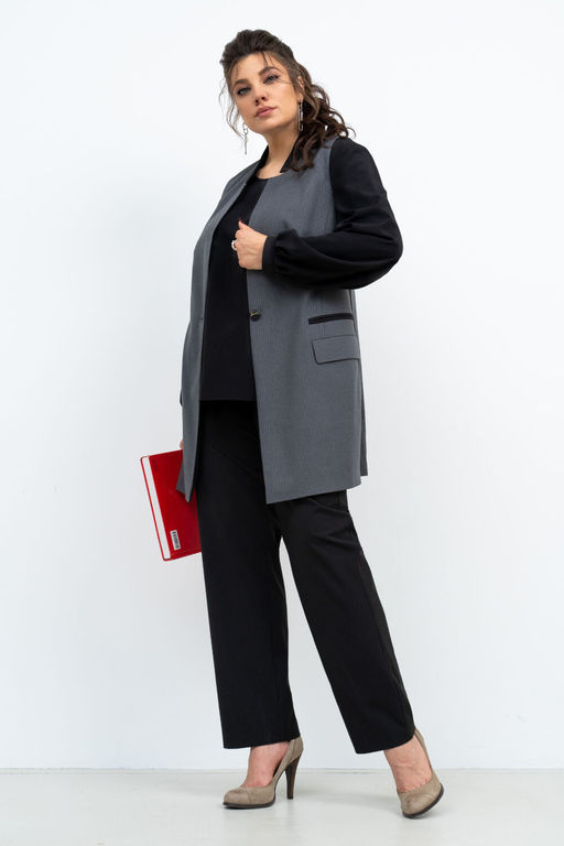 Костюм Aira Style 24-27/А Черный+серый