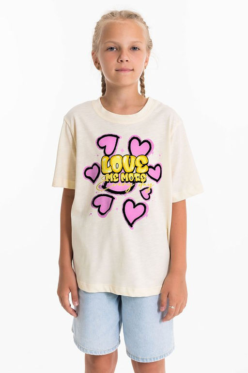 Футболка М225088Па экрю