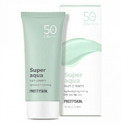 Pretty Skin Super Aqua Sun Cream SPF50+PA++++, 70ml/90 - Увлажняющий солнцезащитный крем