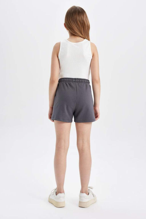 Шорты из двух частей с принтом для девочек - Defacto фото 10