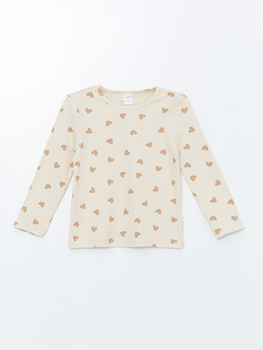 Bask?l? Uzun Kollu K?z Bebek Ti??rt 3l? - Waikiki фото 3