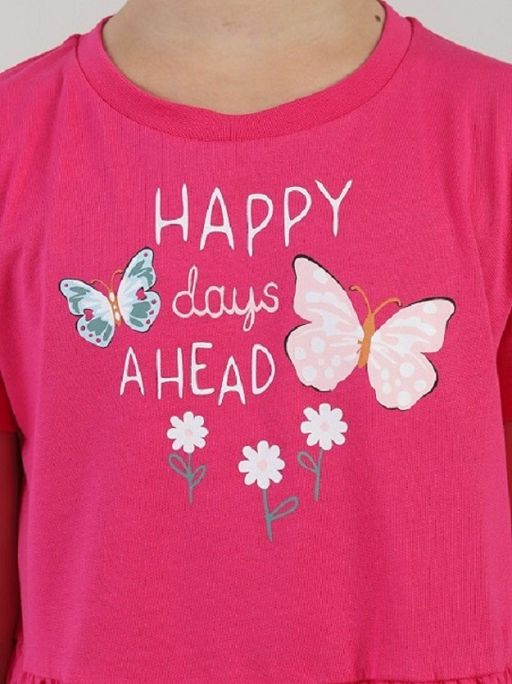 CRB wear / CWKG 63933-46 Платье для девочки,фуксия  фото 5