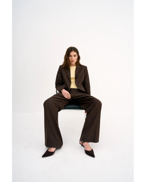 Жакет THE VERY 2418 шоколад  фото 16