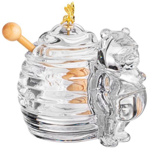 БАНКА ДЛЯ МЕДА С ПАЛОЧКОЙ МИШКА 270 МЛ. 17*12.5 СМ. ВЫСОТА=11 СМ. КОЛЛЕКЦИЯ MUZA - Lefard фото 3