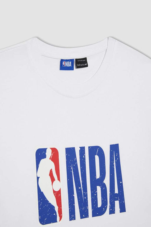 DeFactoFit Футболка NBA Wordmark стандартного кроя с круглым вырезом и короткими рукавами фото 5