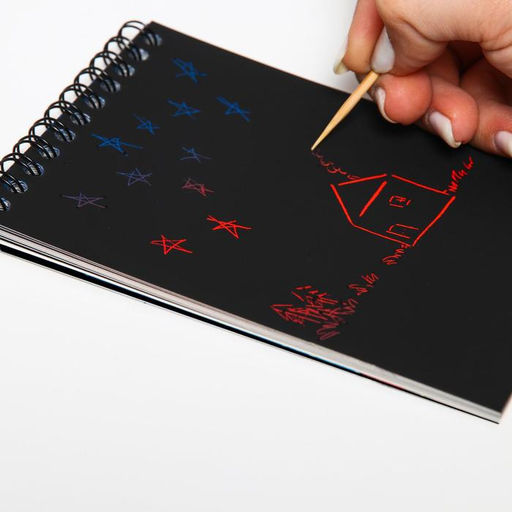 Гравюра блокнот детский «Человек-паук», 10 листов, наклейки