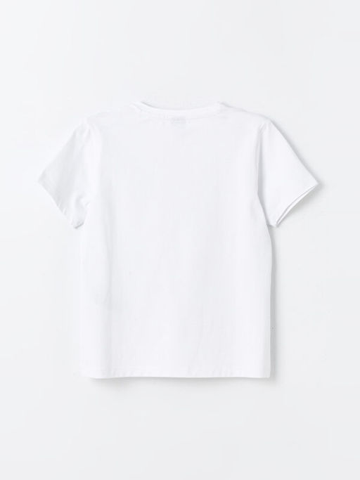 Bisiklet Yaka Bask?l? K?sa Kollu Erkek ?ocuk ?ortlu Pijama Tak?m? - Waikiki фото 3