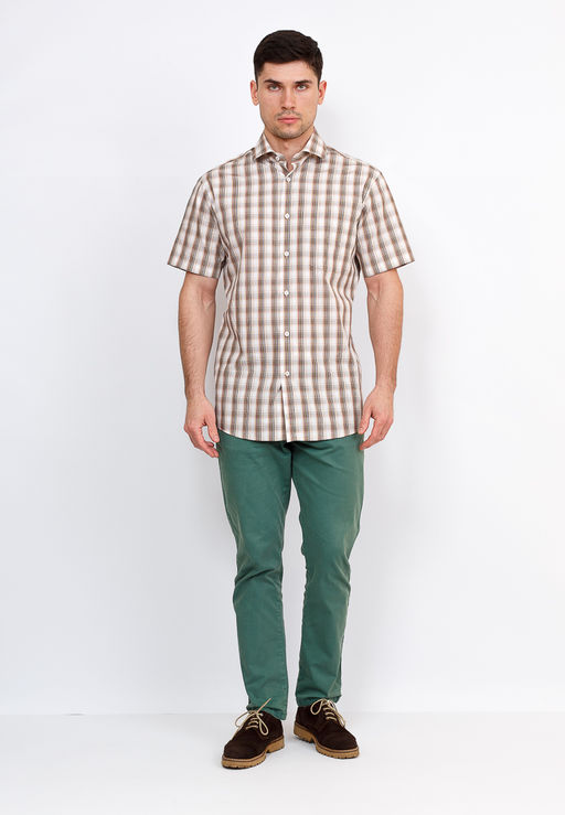 Сорочка мужская короткий рукав GREG Gb145/101/623/Z/1  фото 10