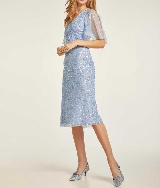 Платье, голубое - Heine фото 3