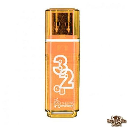 Флеш-накопитель 32Гб "Smartbuy Glossy " Orange