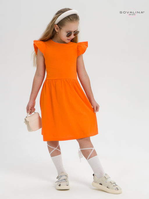 Платье Феечка оранжевая - Sovalina фото 8