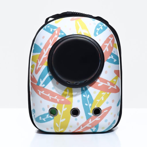 Рюкзак для переноски животных с окном для обзора Пастель, 32 х 25 х 42 см - Пижон фото 2