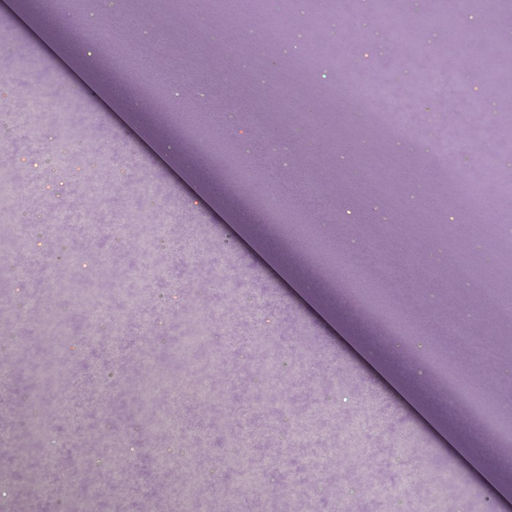 Бумага упаковочная тишью, «Конфетти», сиреневая, 50 см × 10 м