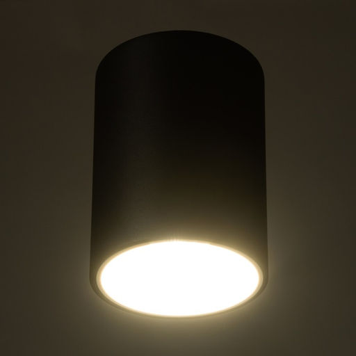 Светильник «Роллфи» LED 4000К 10 Вт DIM220 IP54 черный белый 7.5×7.5×10 см