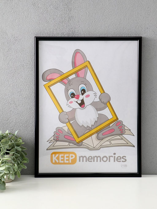 Набор фоторамок для фото 30×40 см Keep memories «Радуга», 3 шт., (пластиковый экран), чёрный