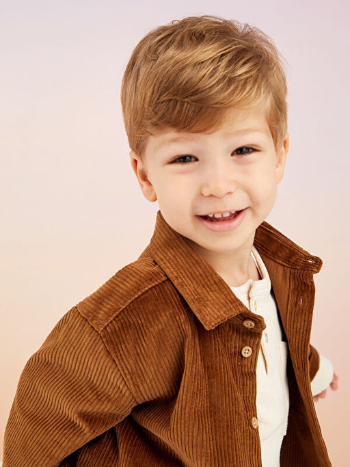 Bisiklet Yaka Uzun Kollu Basic Erkek Bebek Ti??rt - Waikiki фото 2