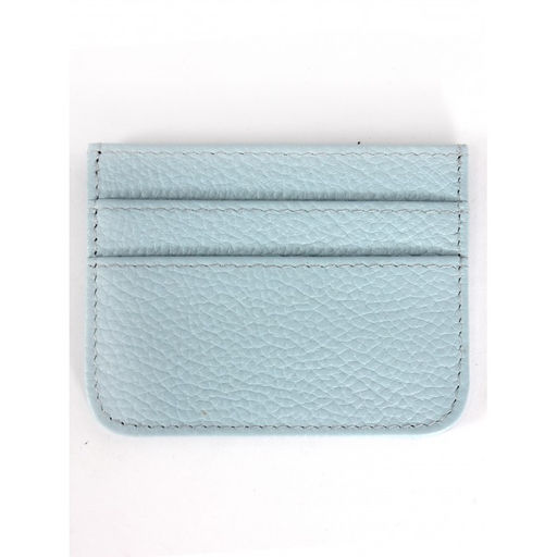 Обложка пропуск/карточка/проездной Croco-вк-210 натуральная кожа голубой св флотер (20) 264330  фото 2