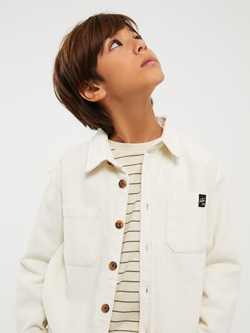 Rahat Kal?p Kadife Erkek ?ocuk G?mlek - Waikiki фото 3