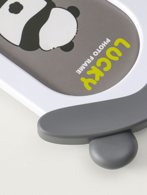 Фоторамка для фото 10×15 см «Домик с ушками мишки», пластик, бело-серый, 2×16.7×23.5 см