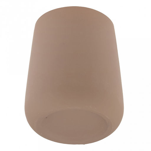 Набор для ванной "Эстетик" 3 предмета: дозатор для мыла 410мл; мыльница 11х8,6х2,2см; стакан для зубных щеток 410мл; фурнитура пластик, керамика, матовая глазурь, мокко, в коробке (Китай)